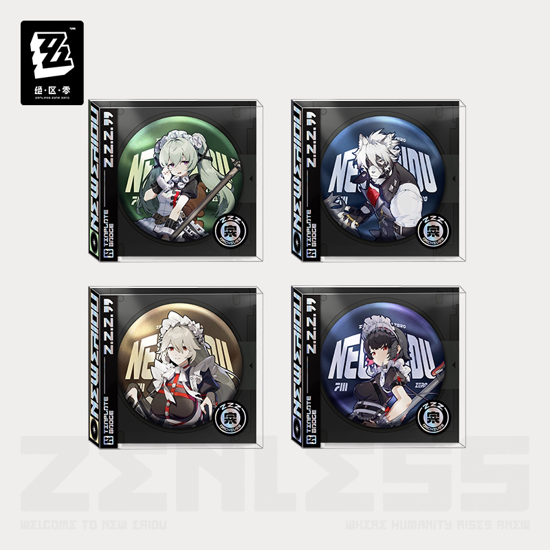 Zenless Zone Zero Official Portrait Series Tin Badge – Victoria Housekeeping Co - image 1