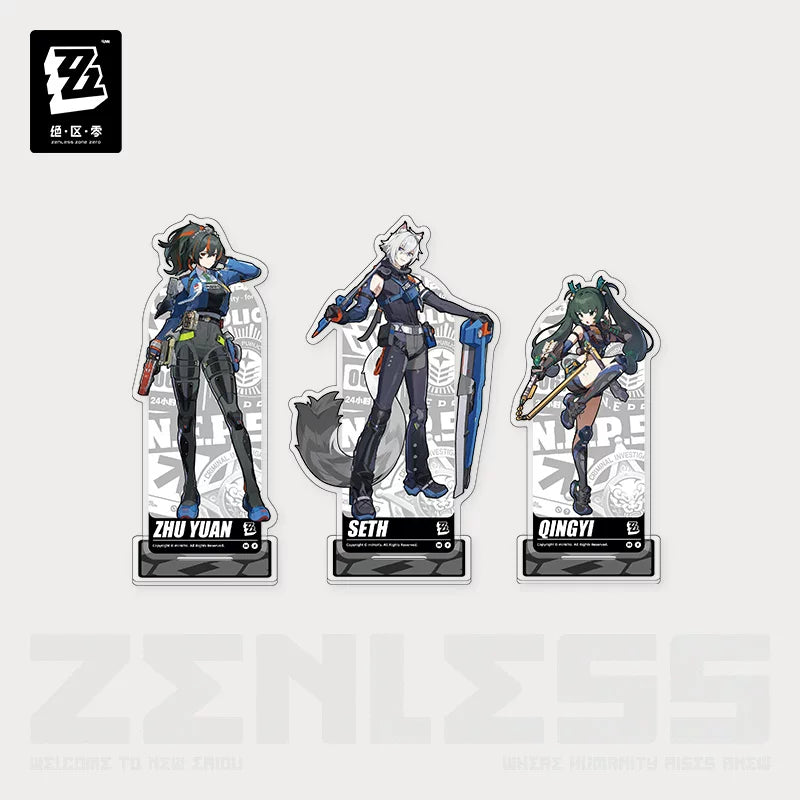 Zenless Zone Zero Official Portrait Series Acrylic Standee – CISR Team - image 1