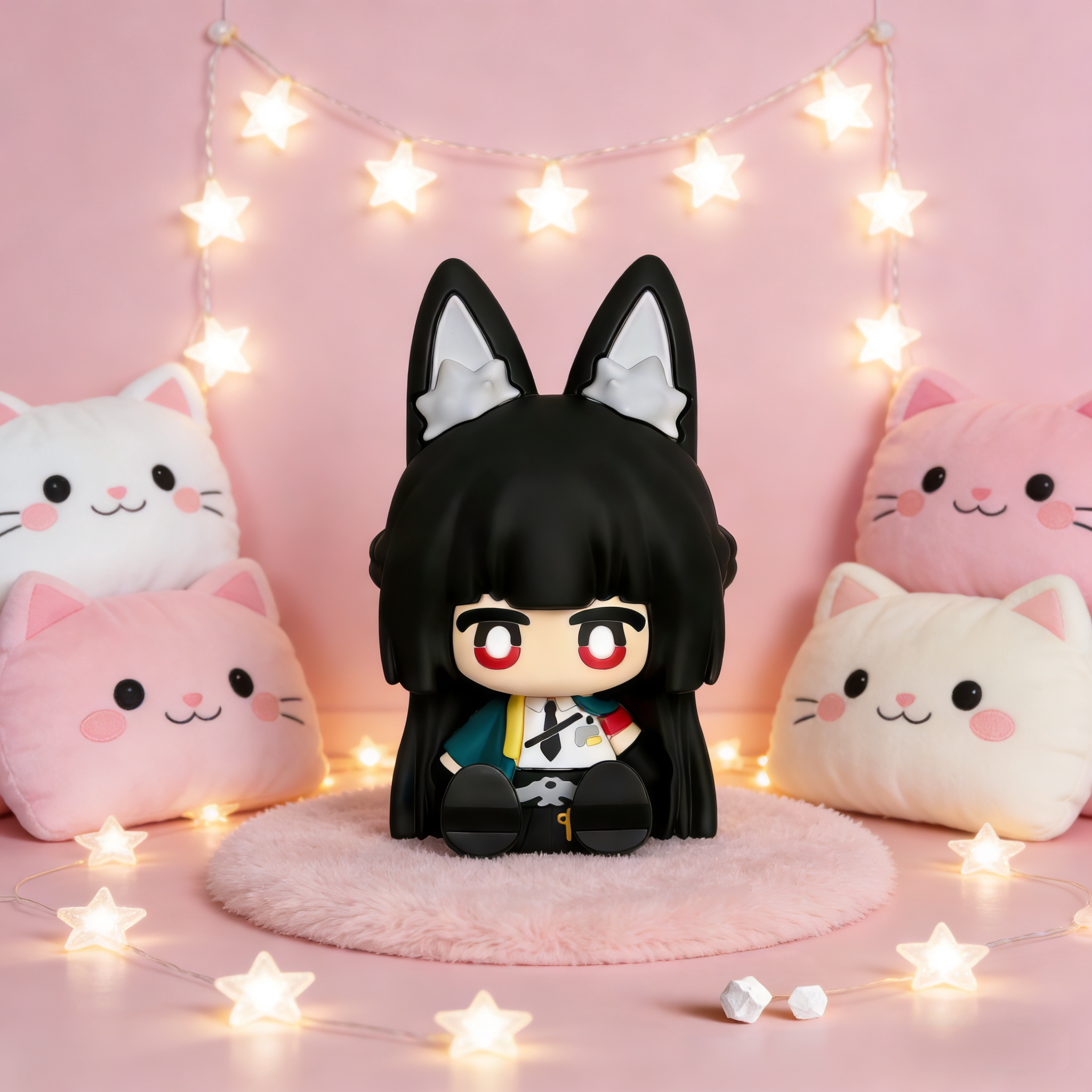 Zenless Zone Zero Hoshimi Miyabi, Ellen Joe & Asaba Harumasa Fan Art Chibi Figure Collection – H.S.O.S.6 / Victoria Housekeeping Co - image 3