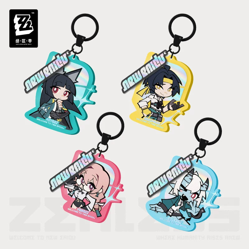 Zenless Zone Zero Official Lidu Series Chibi Acrylic Charm – H.S.O.S.6 - image 1