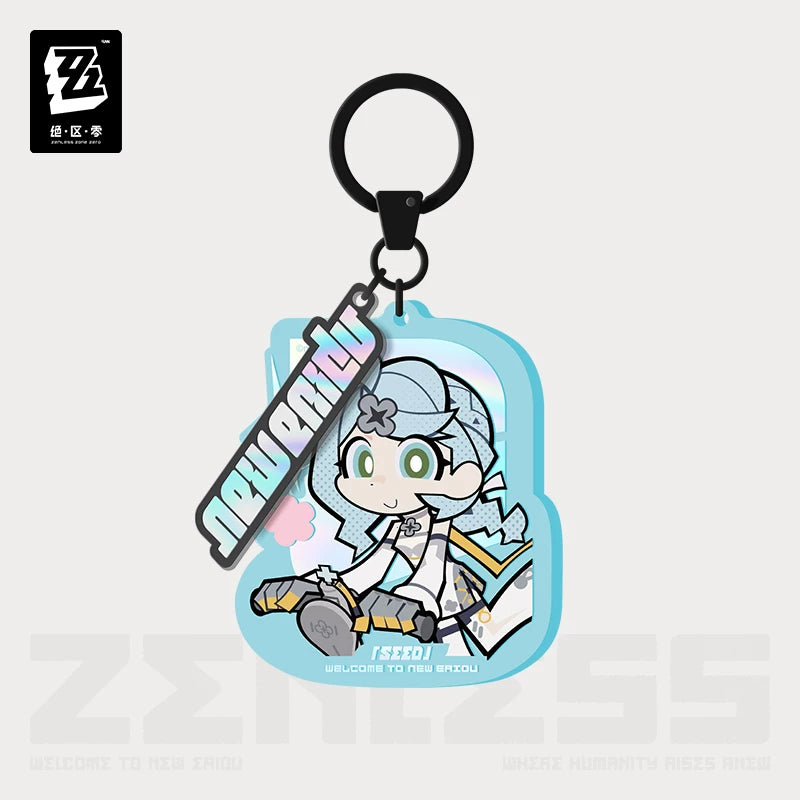 Zenless Zone Zero Official Lidu Series Chibi Acrylic Charm – Obol Squad - image 2