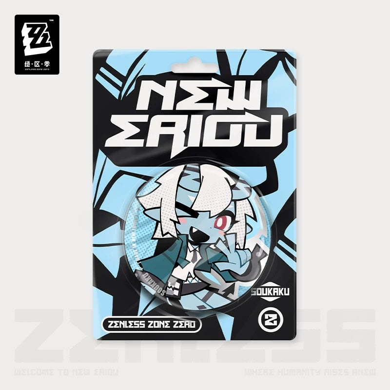 Zenless Zone Zero Official Lidu Series Chibi Tin Badge – H.S.O.S.6 - image 5