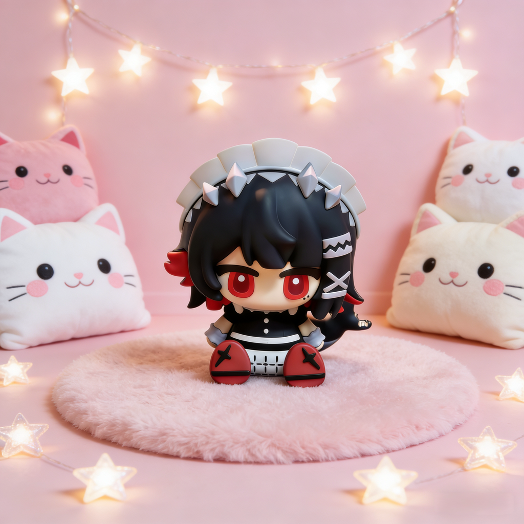 Zenless Zone Zero Hoshimi Miyabi, Ellen Joe & Asaba Harumasa Fan Art Chibi Figure Collection – H.S.O.S.6 / Victoria Housekeeping Co - image 1