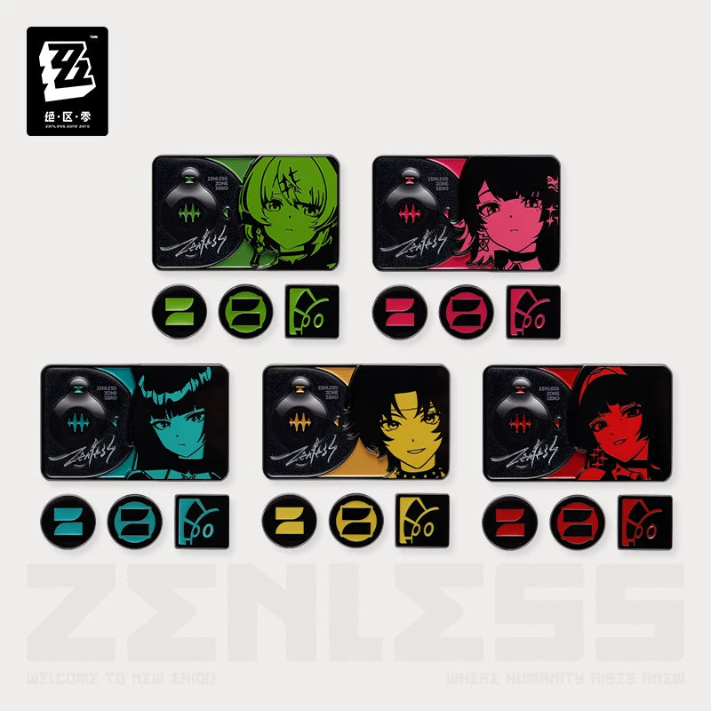 Zenless Zone Zero Official Carnival Spark Series Metal Badge Set - image 1
