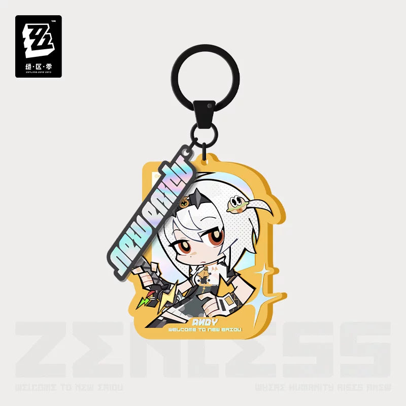 Zenless Zone Zero Official Lidu Series Chibi Acrylic Charm – Soldier 0 - Anby & Jane Doe - image 4