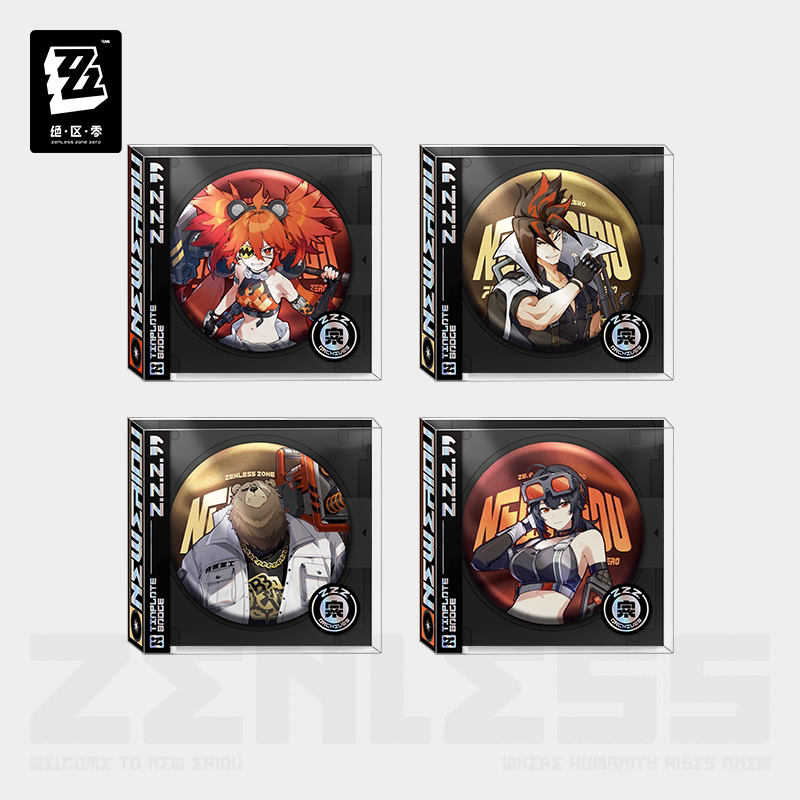 Zenless Zone Zero Official Portrait Series Tin Badge – Belobog Heavy Industries - image 1