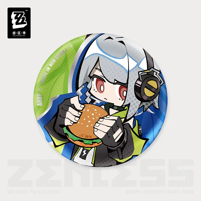 Zenless Zone Zero Official New Eridu Series Chibi Tin Badge – Cunning Hares - image 5