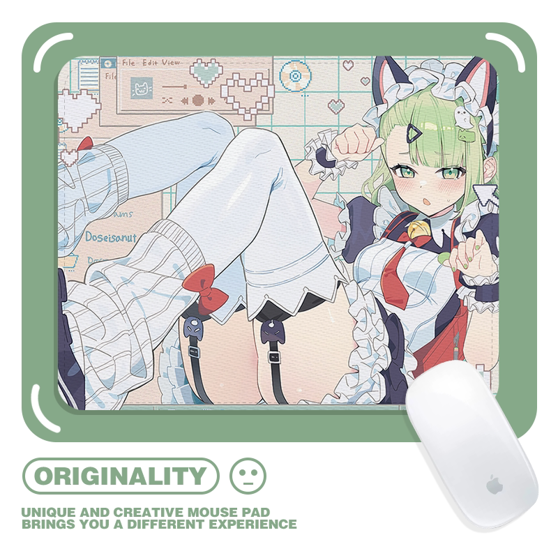 Zenless Zone Zero Angels of Delusion Fan Art Mouse Pad – Cat Maid Edition - image 3