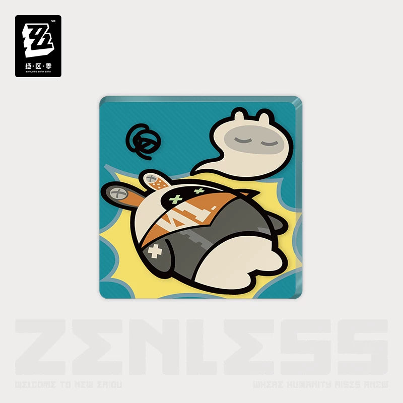 Zenless Zone Zero Official En-Ni Manbu Series Acrylic Fridge Magnet – Random Play - image 2