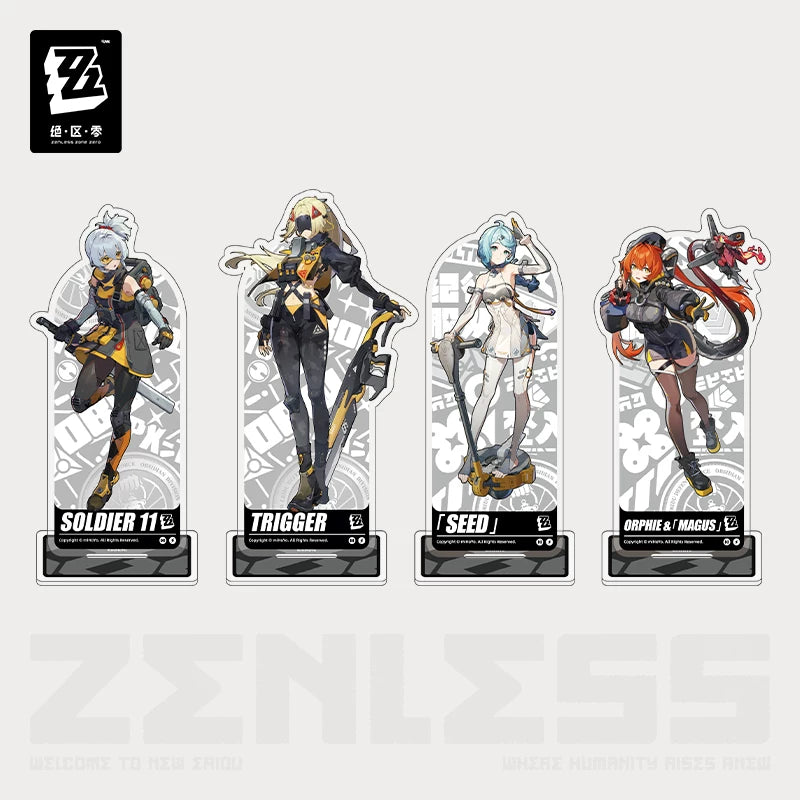 Zenless Zone Zero Official Portrait Series Acrylic Standee – Obol Squad - image 1