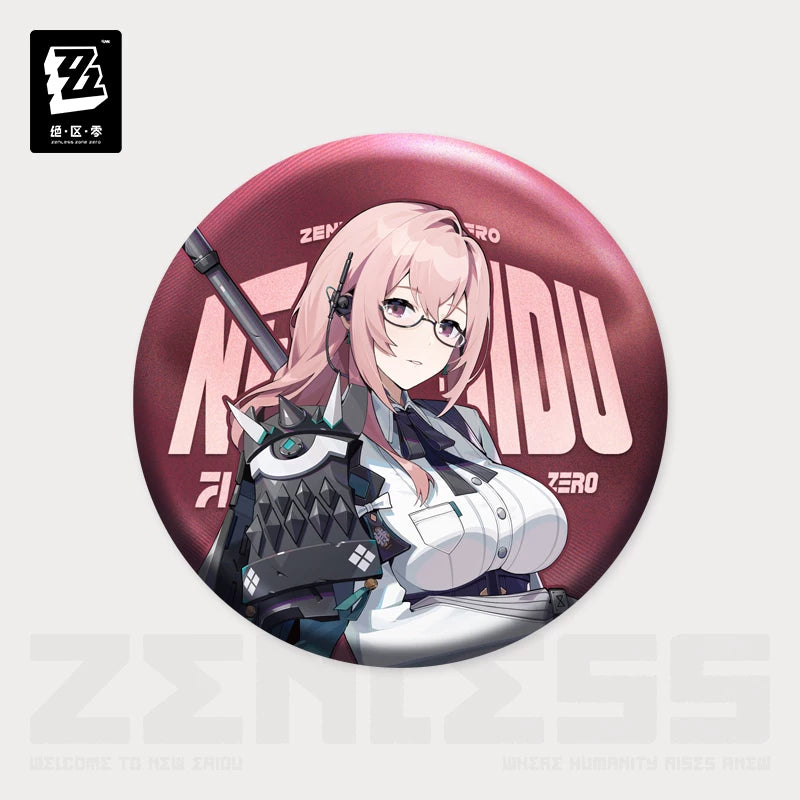 Zenless Zone Zero Official Portrait Series Tin Badge – H.S.O.S.6 - image 9