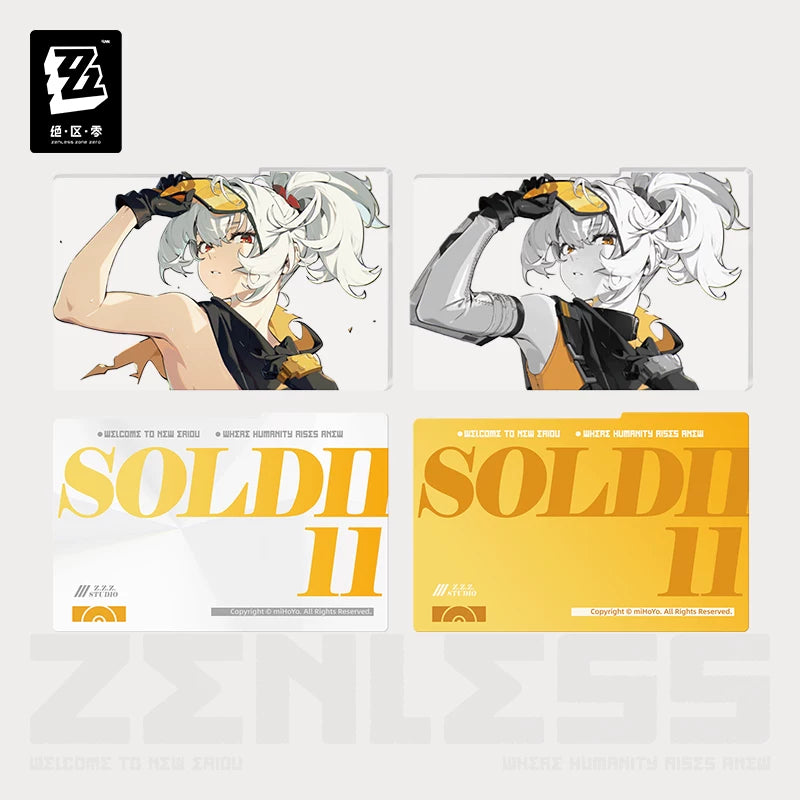 Zenless Zone Zero Official Shadow Art Series Acrylic Display Insert Set – Obol Squad - image 9