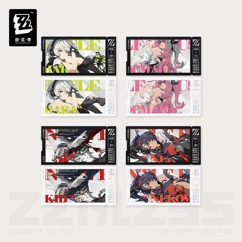 Zenless Zone Zero Official Shadow Art Series Collector Photo Card Set – Cunning Hares - image 1