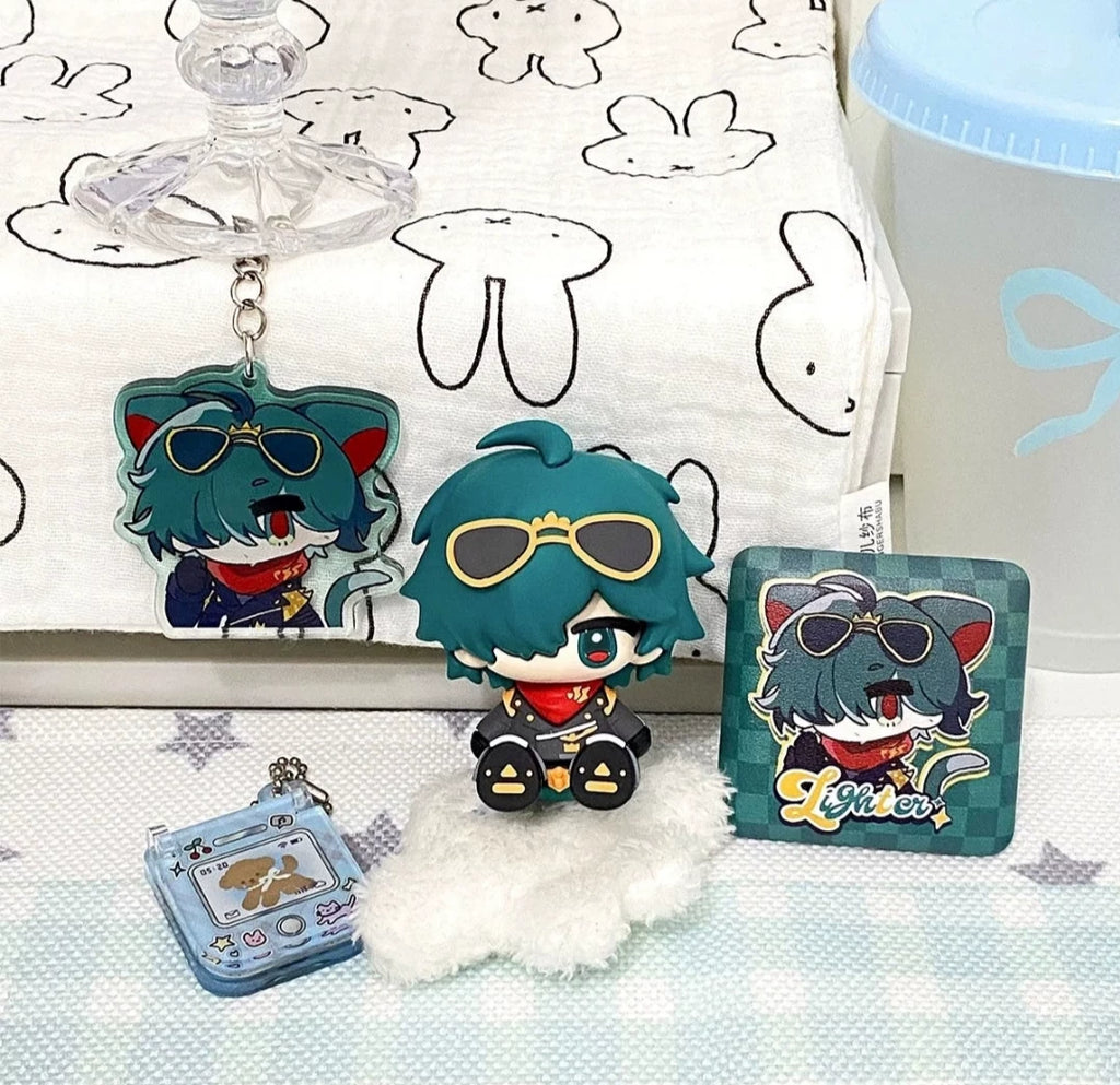 Zenless Zone Zero Hugo & Lighter Fan Art Chibi Figure Collection – Mockingbird / Sons of Calydon - image 1