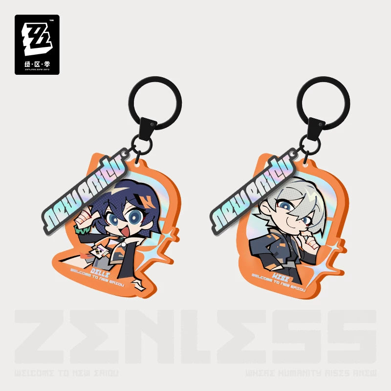 Zenless Zone Zero Official New Eridu Series Chibi Acrylic Charm – Random Play - image 1