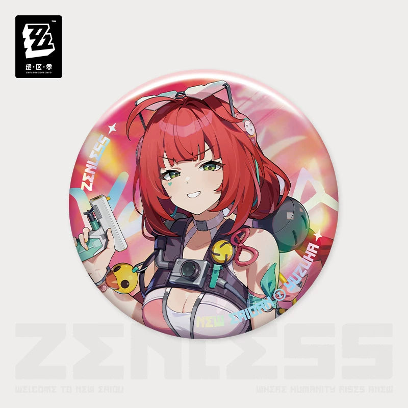 Zenless Zone Zero Official New Eridu Fashion Series Vol. 3 Tin Badge – Random Play - image 4