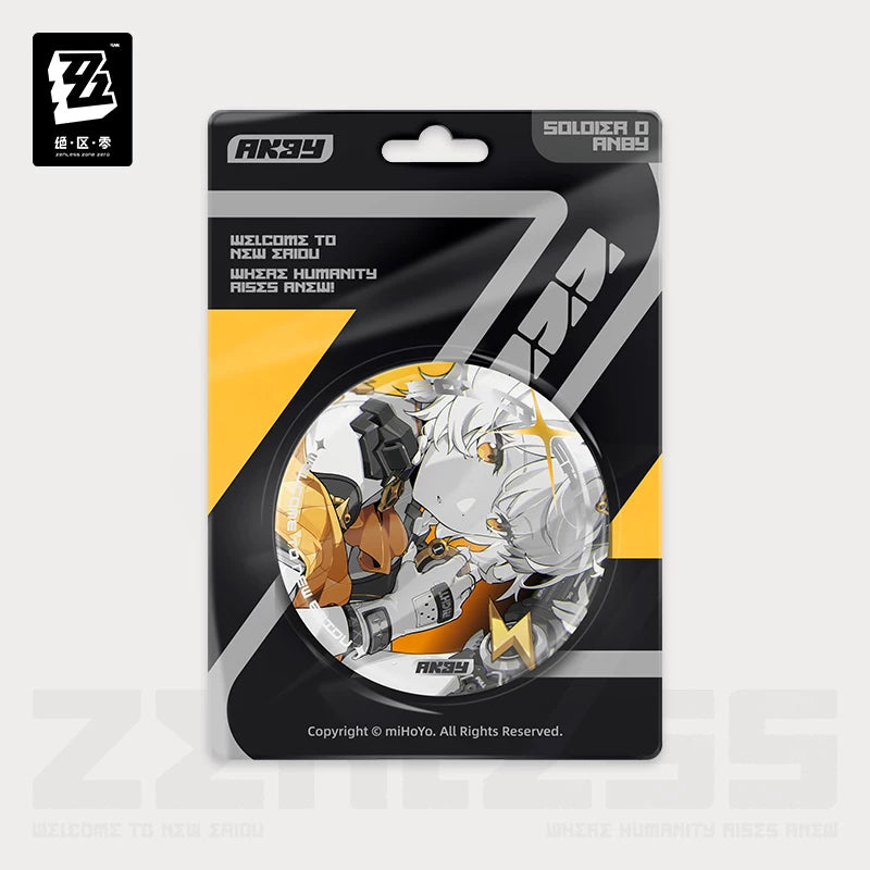 Zenless Zone Zero Official Shadow Art Series Reflective Badge – Soldier 0 - Anby & Jane Doe - image 1