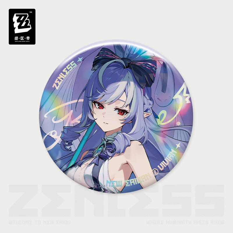 Zenless Zone Zero Official New Eridu Fashion Series Vol. 3 Tin Badge – Random Play - image 2