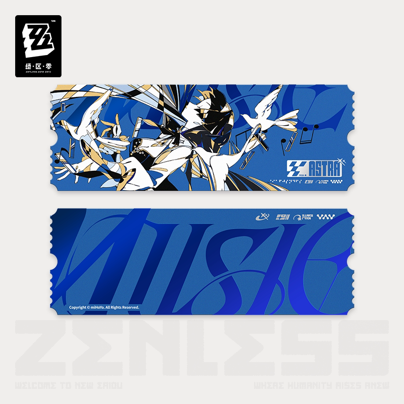Zenless Zone Zero Official Astra Yao Live Collector Ticket Set (Set of 5) – Stars of Lyra - image 5