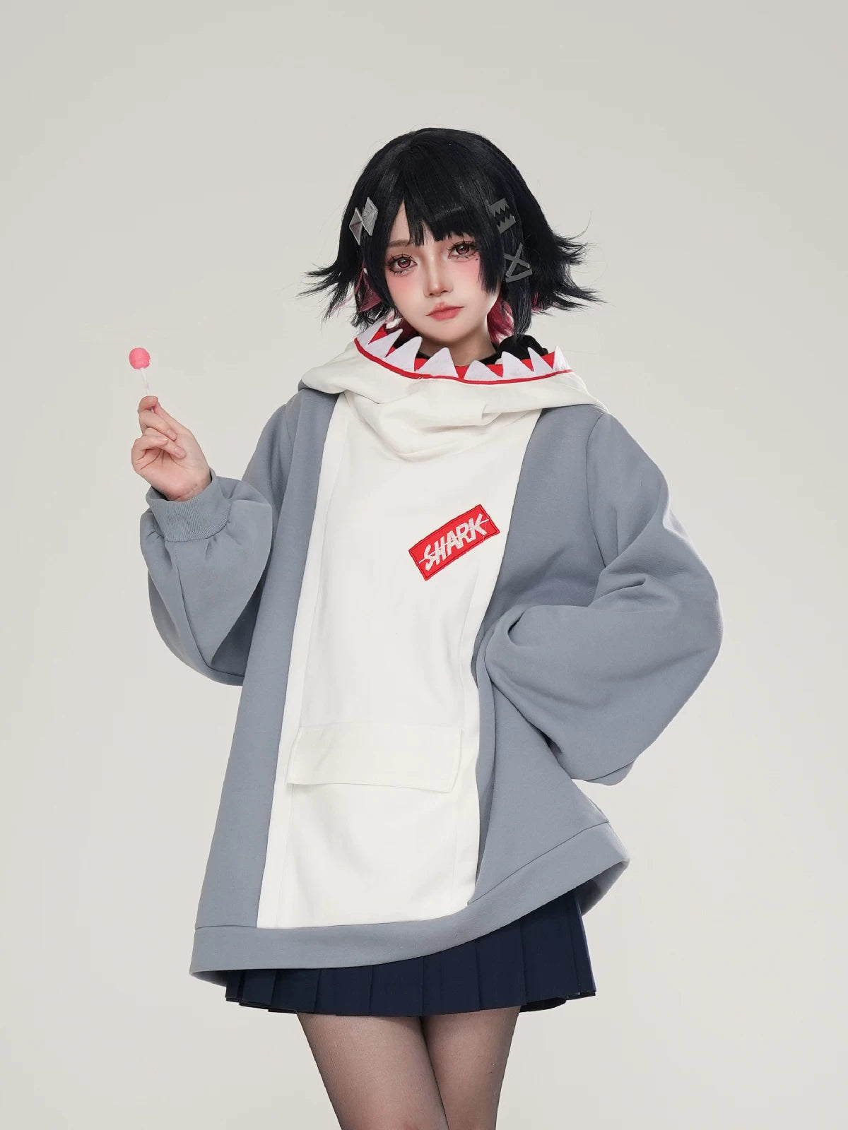 Zenless Zone Zero Sharkboo Fan Art Cosplay Hoodie – Bangboo - image 8