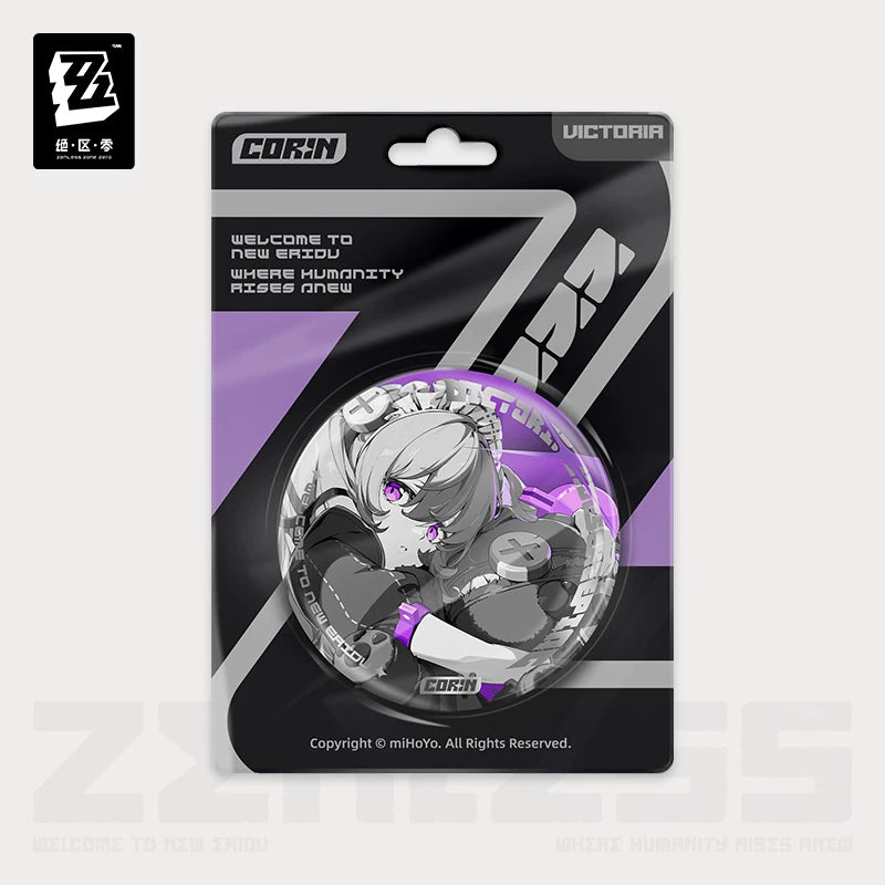 Zenless Zone Zero Official Shadow Art Series Reflective Badge – Victoria Housekeeping Co - image 2