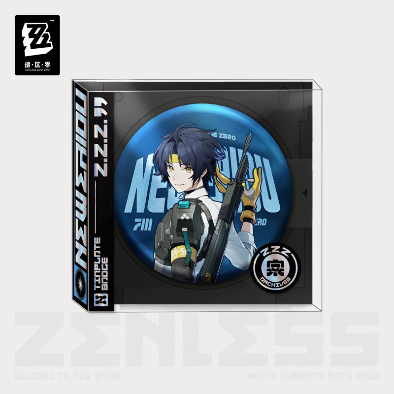 Zenless Zone Zero Official Portrait Series Tin Badge – H.S.O.S.6 - image 3