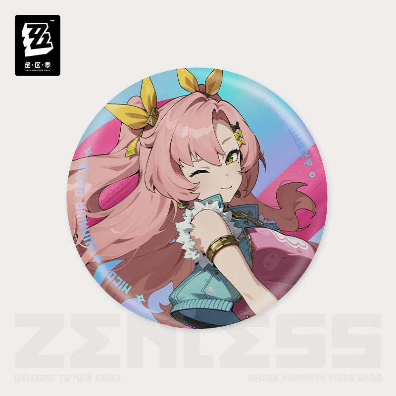 Zenless Zone Zero Official New Eridu Fashion Series Tin Badge – Astra Yao, Ellen Joe & Nicole Demara - image 8