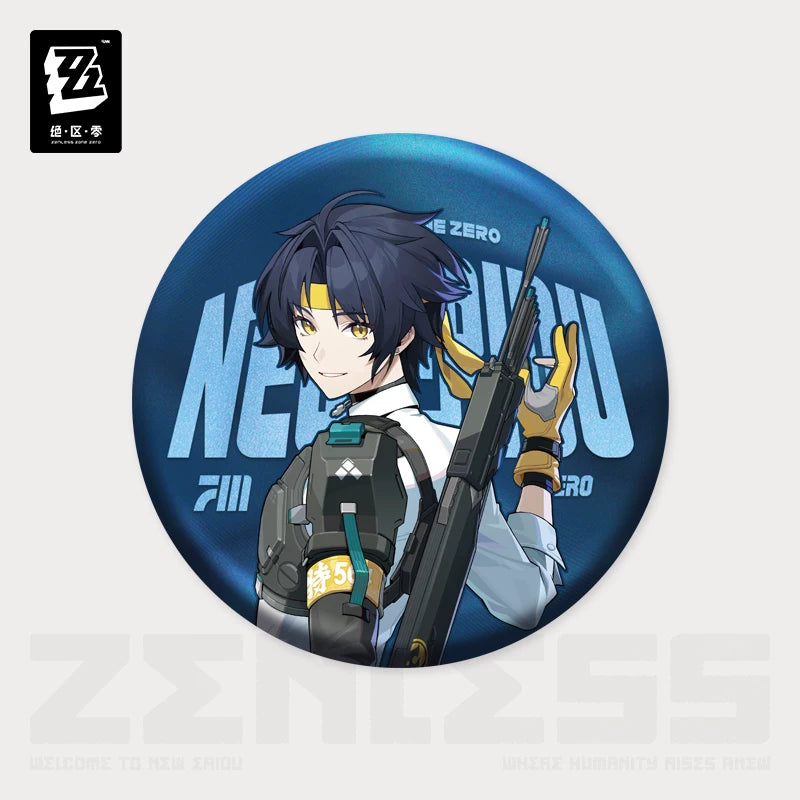 Zenless Zone Zero Official Portrait Series Tin Badge – H.S.O.S.6 - image 8