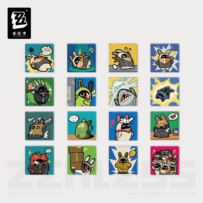Zenless Zone Zero Official En-Ni Manbu Series Acrylic Fridge Magnet – Random Play - image 1