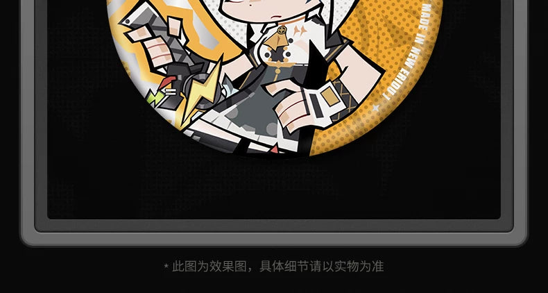 Zenless Zone Zero Official Lidu Series Chibi Tin Badge – Soldier 0 - Anby & Jane Doe - image 4