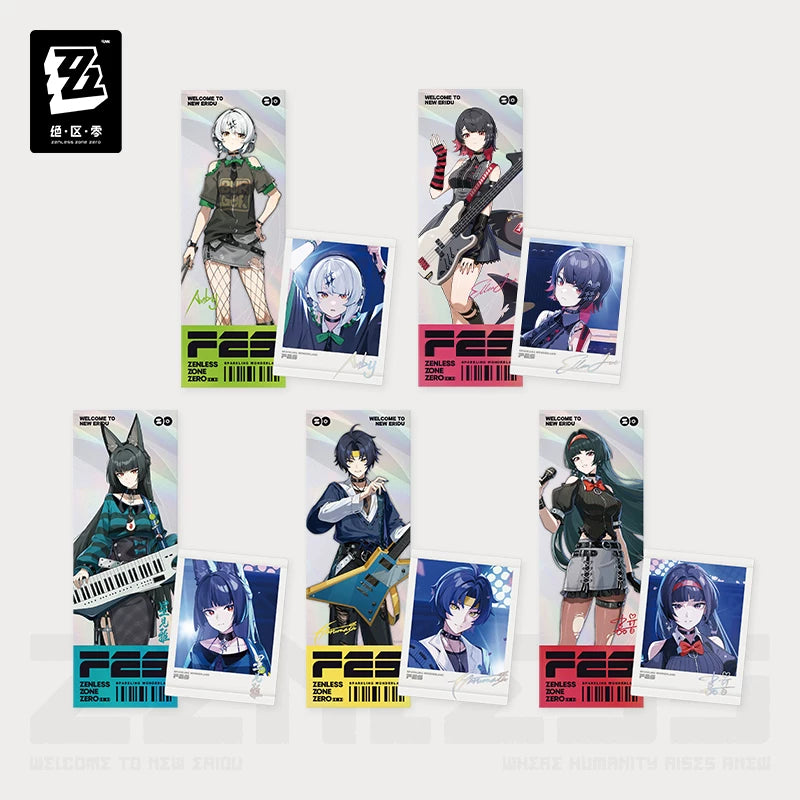 Zenless Zone Zero Official Carnival Spark Series Holographic Ticket Set - image 1