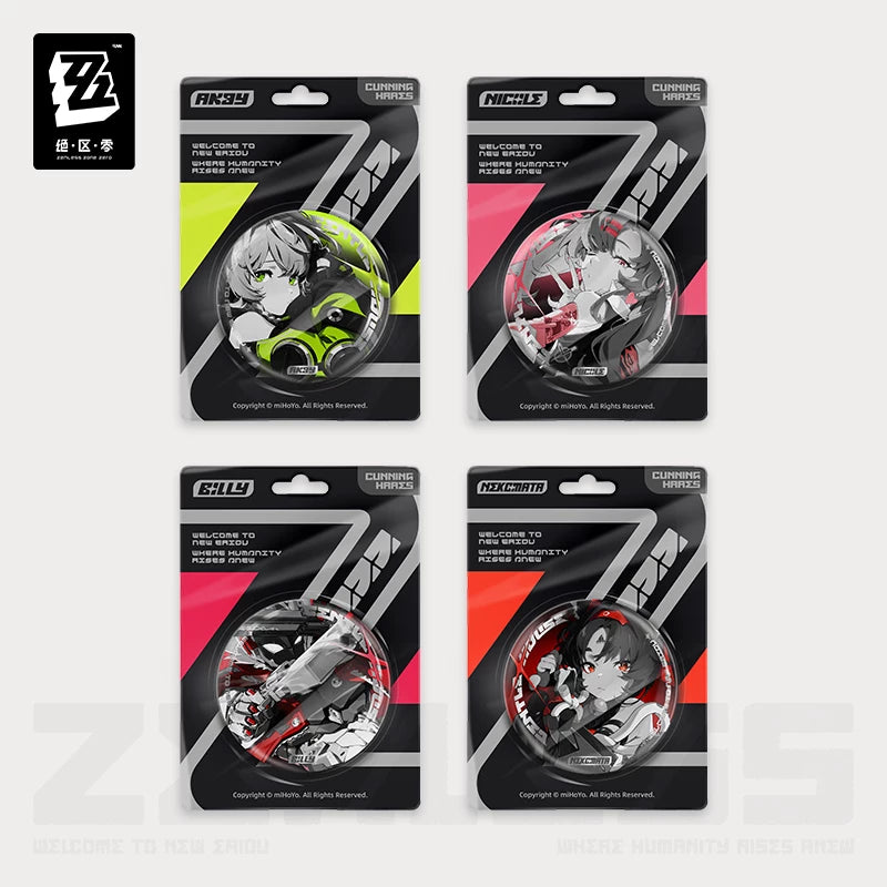 Zenless Zone Zero Official Shadow Art Series Reflective Badge – Cunning Hares - image 1