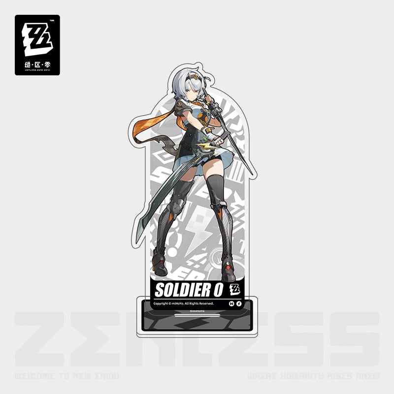 Zenless Zone Zero Official Portrait Series Acrylic Standee – Soldier 0 - Anby & Jane Doe - image 5