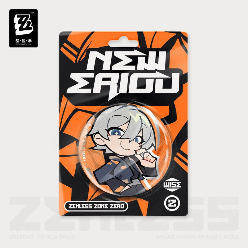 Zenless Zone Zero Official New Eridu Series Chibi Tin Badge – Random Play - image 4