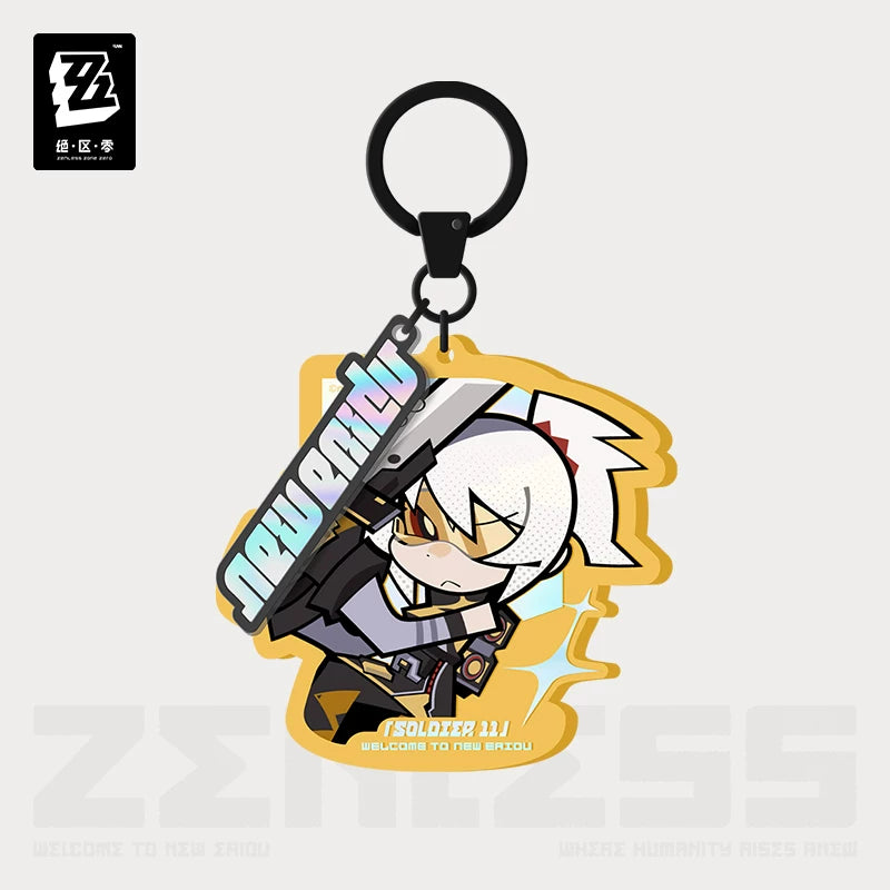 Zenless Zone Zero Official Lidu Series Chibi Acrylic Charm – Obol Squad - image 5