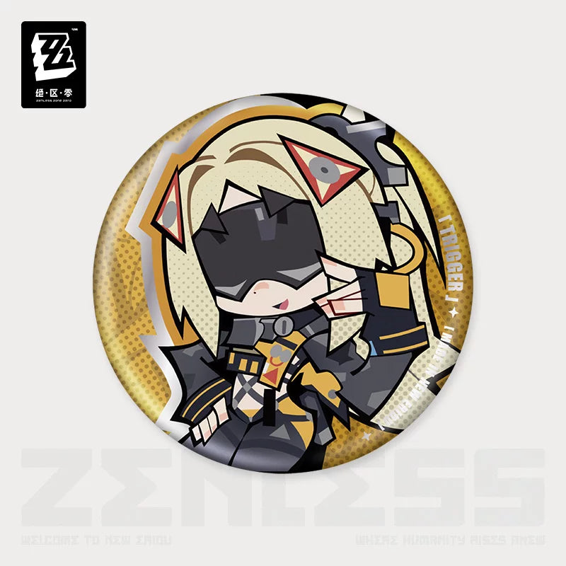 Zenless Zone Zero Official Lidu Series Chibi Tin Badge – Obol Squad - image 8