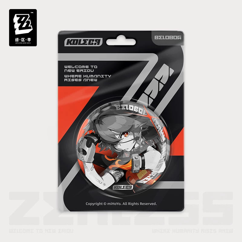 Zenless Zone Zero Official Shadow Art Series Reflective Badge – Belobog Heavy Industries - image 2