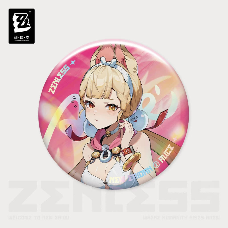 Zenless Zone Zero Official New Eridu Fashion Series Vol. 3 Tin Badge – Random Play - image 3