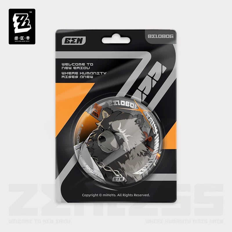 Zenless Zone Zero Official Shadow Art Series Reflective Badge – Belobog Heavy Industries - image 4
