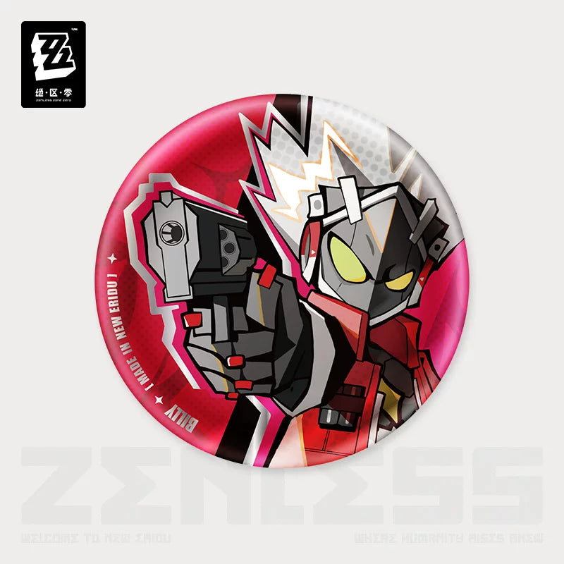 Zenless Zone Zero Official New Eridu Series Chibi Tin Badge – Cunning Hares - image 7