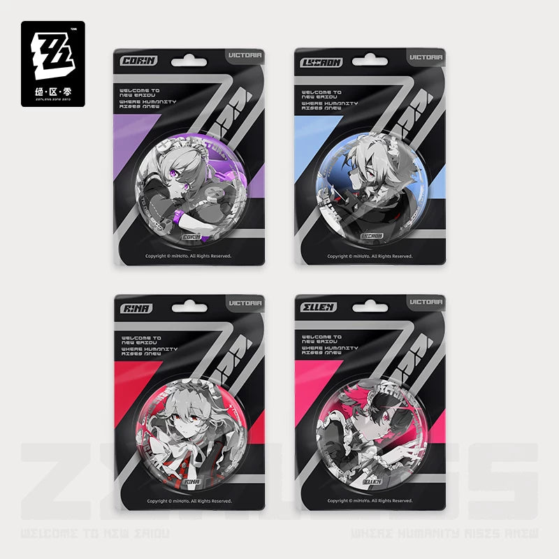 Zenless Zone Zero Official Shadow Art Series Reflective Badge – Victoria Housekeeping Co - image 1