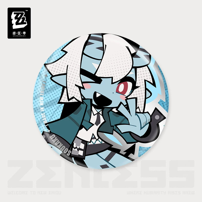 Zenless Zone Zero Official Lidu Series Chibi Tin Badge – H.S.O.S.6 - image 10