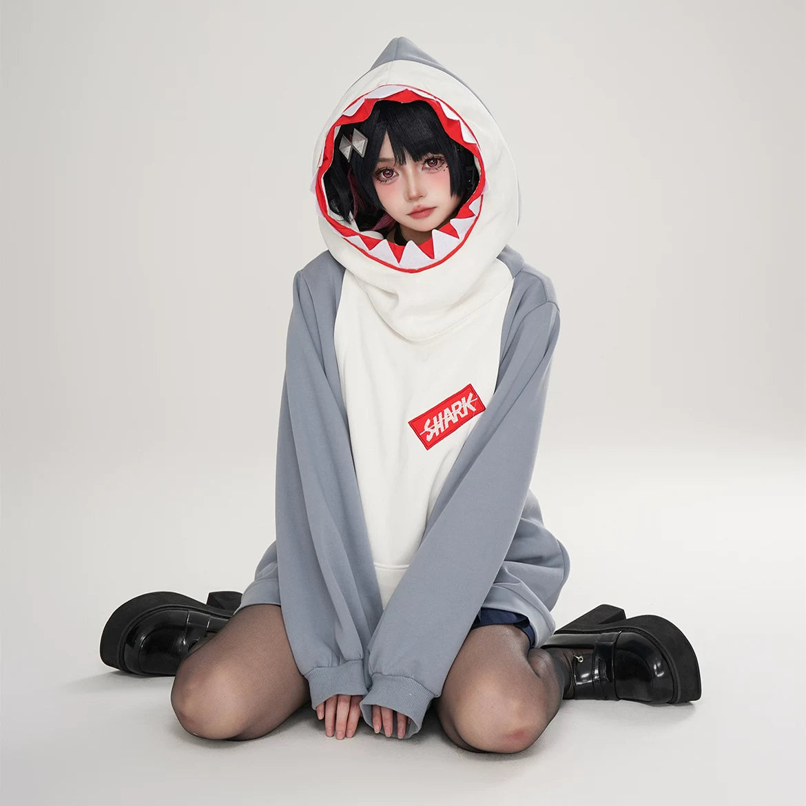 Zenless Zone Zero Sharkboo Fan Art Cosplay Hoodie – Bangboo - image 1