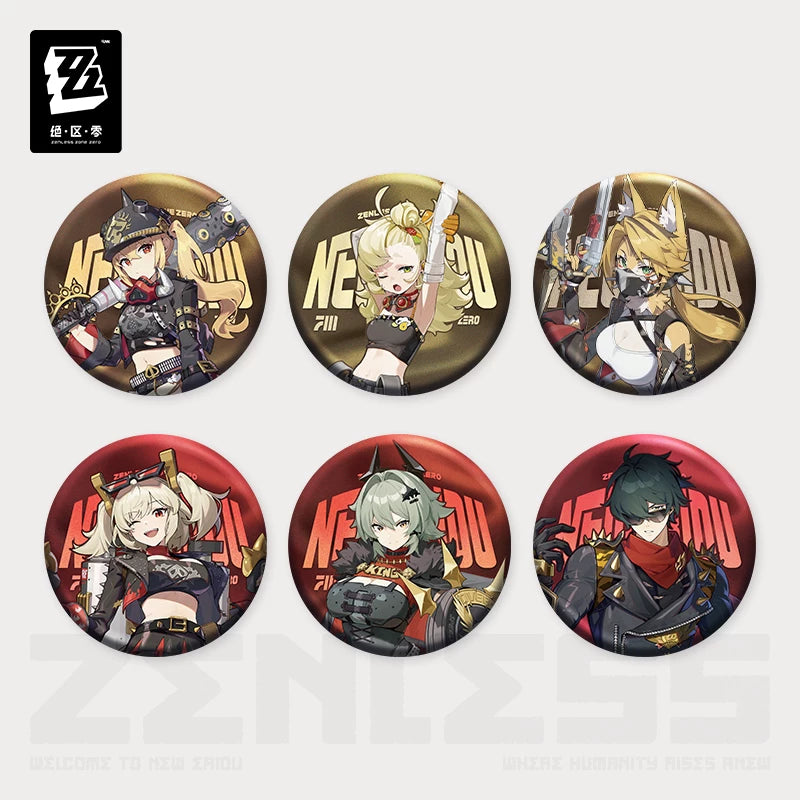 Zenless Zone Zero Official Portrait Series Tin Badge – Sons of Calydon - image 2