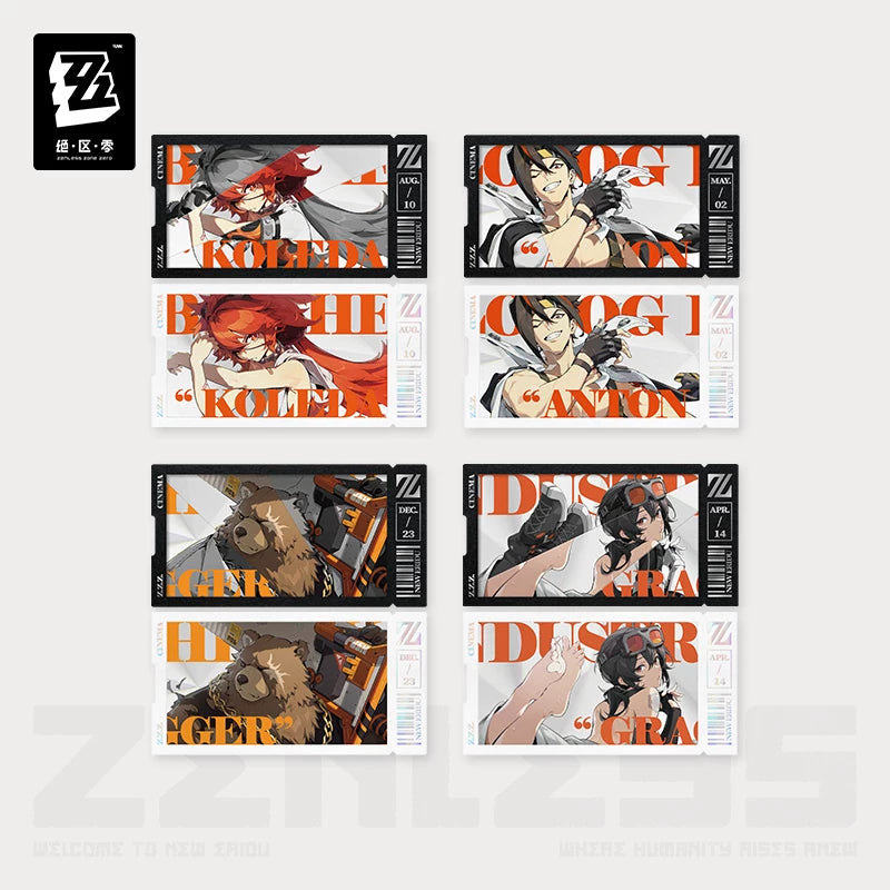 Zenless Zone Zero Official Shadow Art Series Collector Photo Card Set – Belobog Heavy Industries - image 1