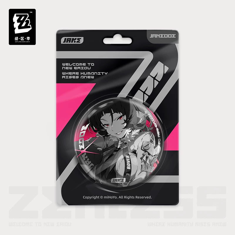Zenless Zone Zero Official Shadow Art Series Reflective Badge – Soldier 0 - Anby & Jane Doe - image 2