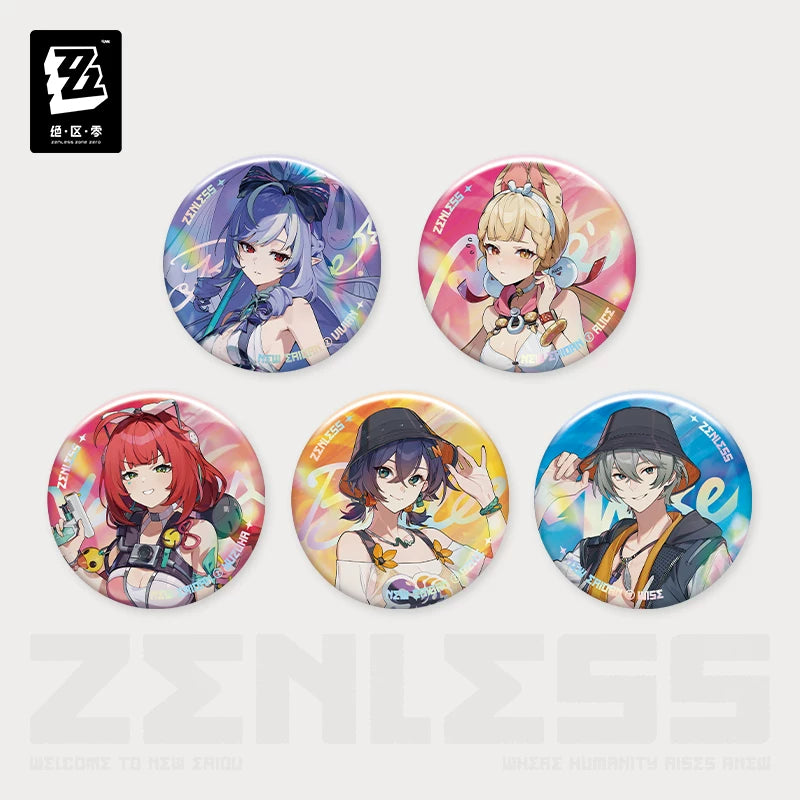 Zenless Zone Zero Official New Eridu Fashion Series Vol. 3 Tin Badge – Random Play - image 1