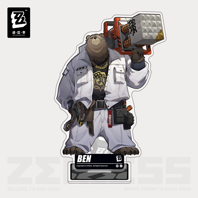 Zenless Zone Zero Official Portrait Series Acrylic Standee – Belobog Heavy Industries - image 3