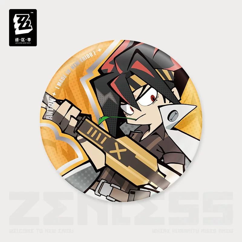 Zenless Zone Zero Official New Eridu Series Chibi Tin Badge – Belobog Heavy Industries - image 7