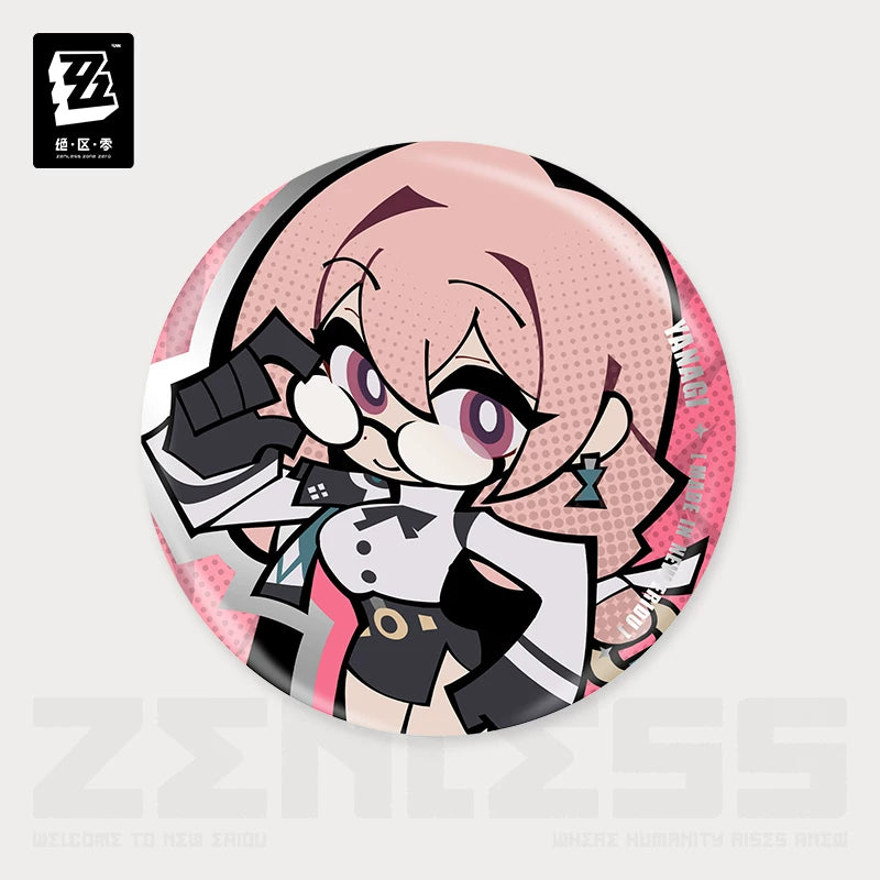 Zenless Zone Zero Official Lidu Series Chibi Tin Badge – H.S.O.S.6 - image 9